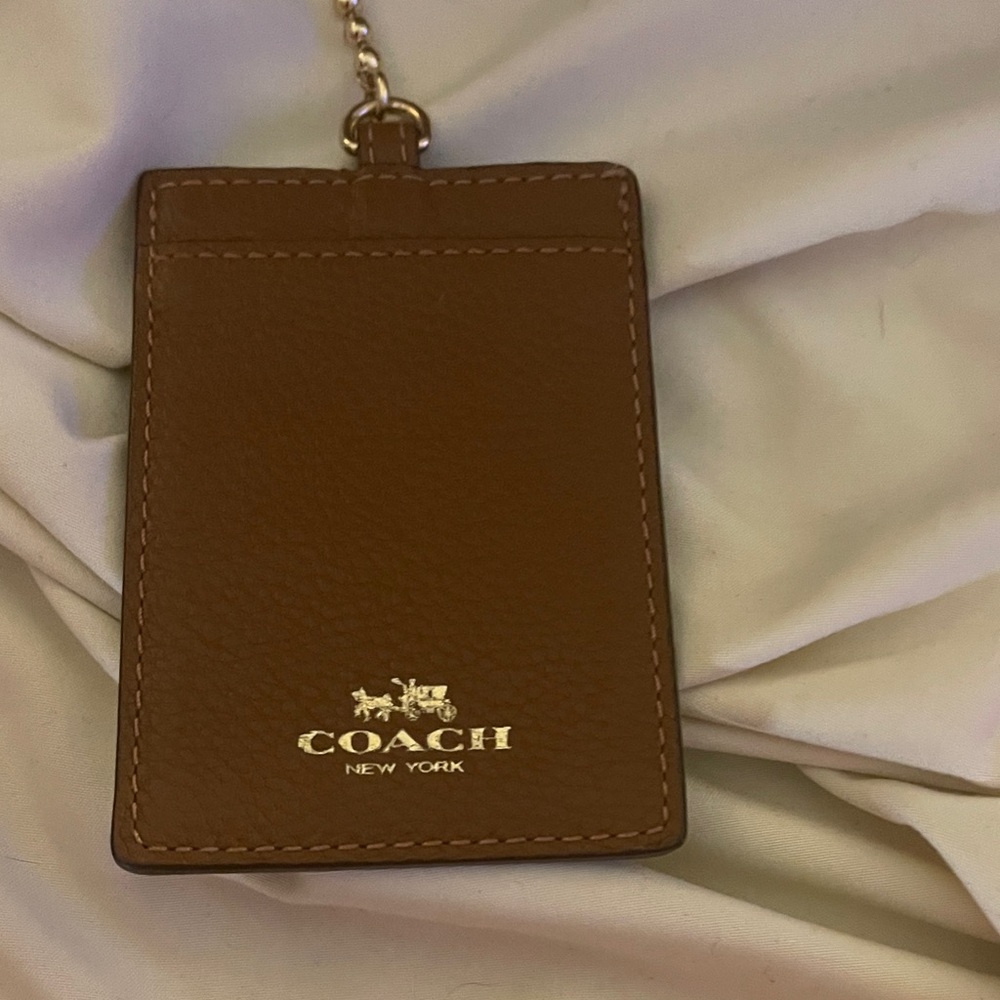 Coach Brown Leather Wallet with matching ID/Picture Holder - Picture 6 of 13